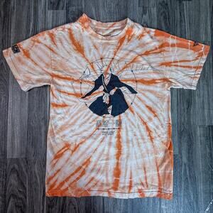 Hypland x Bleach Ichigo Kurosaki Tie Dye Shirt Orange Anime Tee Size Small S